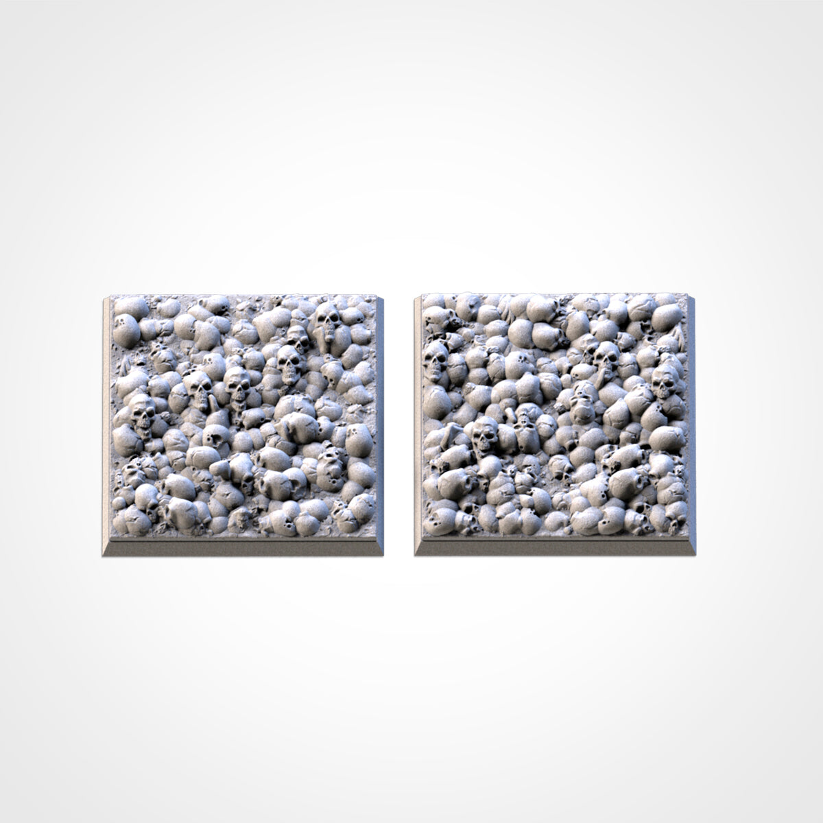 Death Skulls Square Bases By Txarli Factory