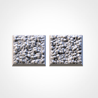 Death Skulls Square Bases By Txarli Factory