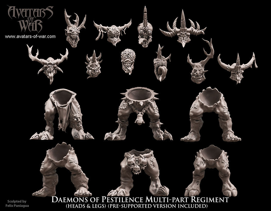 Demons of Pestilence (Multi-Part Regiment) by Avatars of War