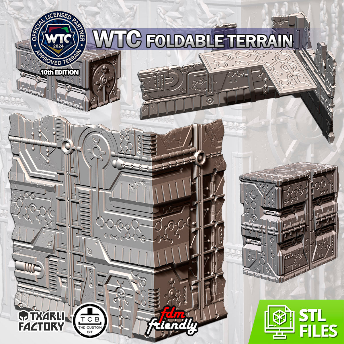 Medium WTC Foldable Terrain Pack By Txarli Factory