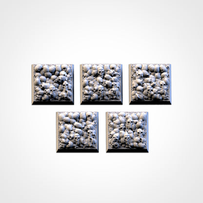 Death Skulls Square Bases By Txarli Factory