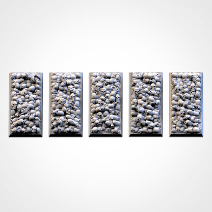 Death Skulls Square Bases By Txarli Factory