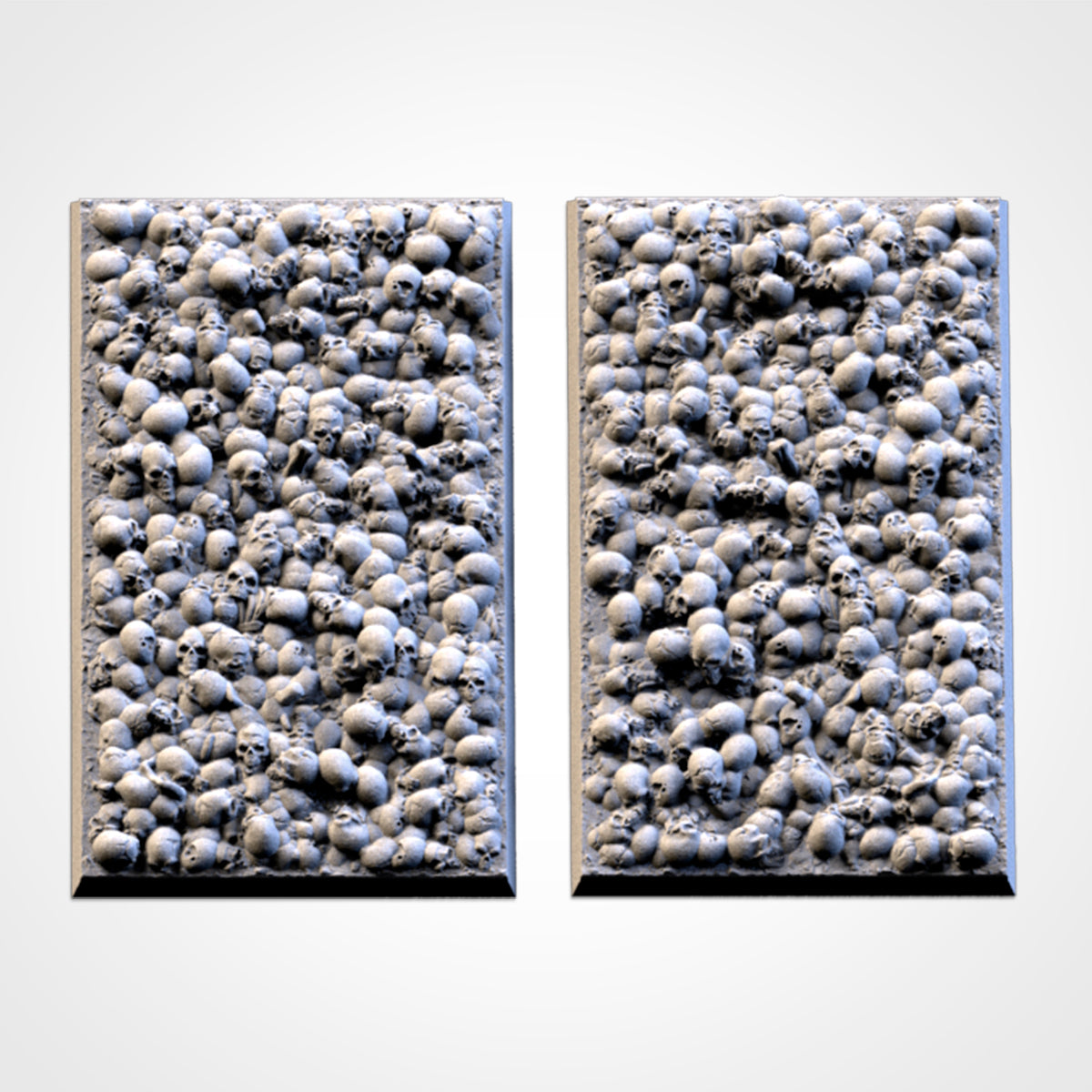 Death Skulls Square Bases By Txarli Factory