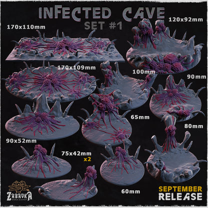 Infected Cave Bases by Zabavka Workshop