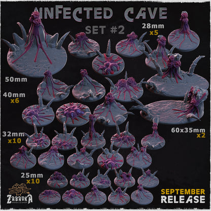Infected Cave Bases by Zabavka Workshop