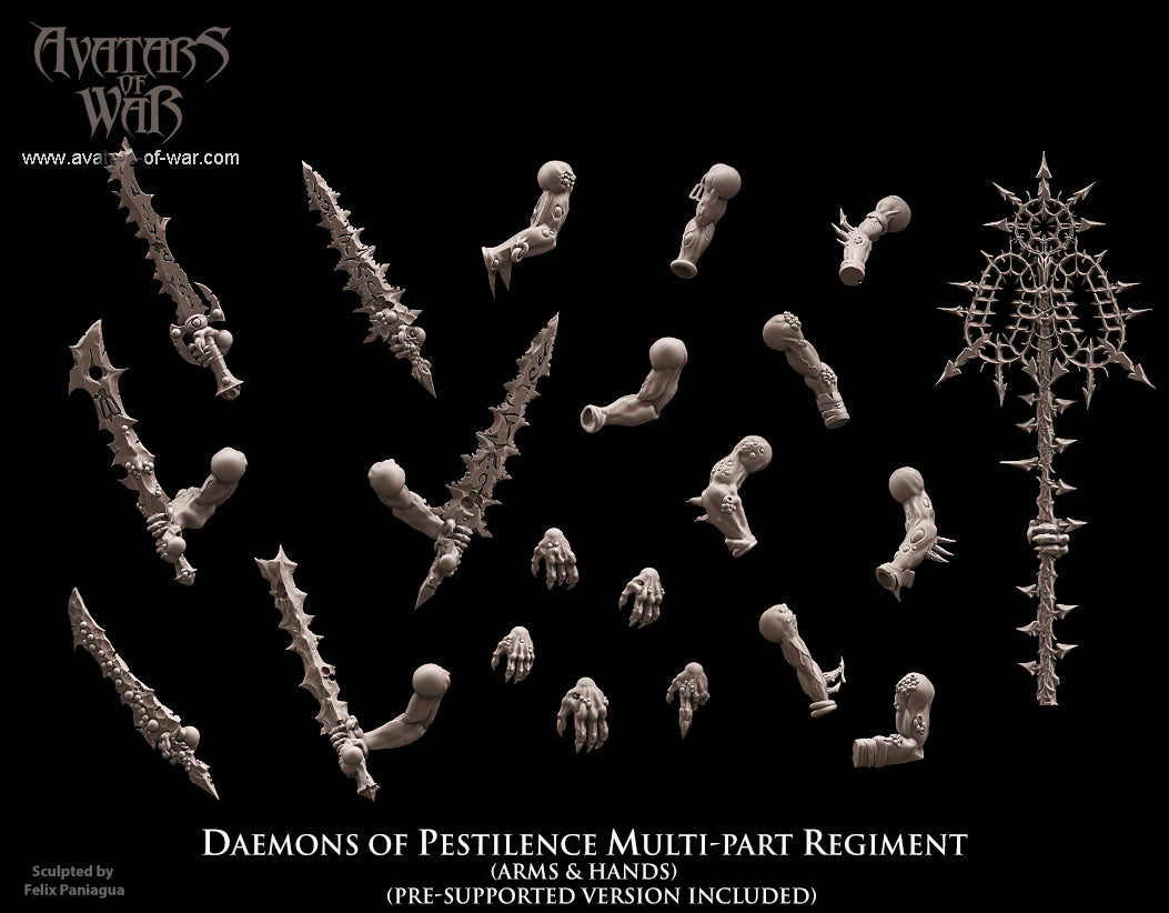 Demons of Pestilence (Multi-Part Regiment) by Avatars of War