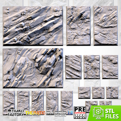 Volcanic Square Bases By Txarli Factory