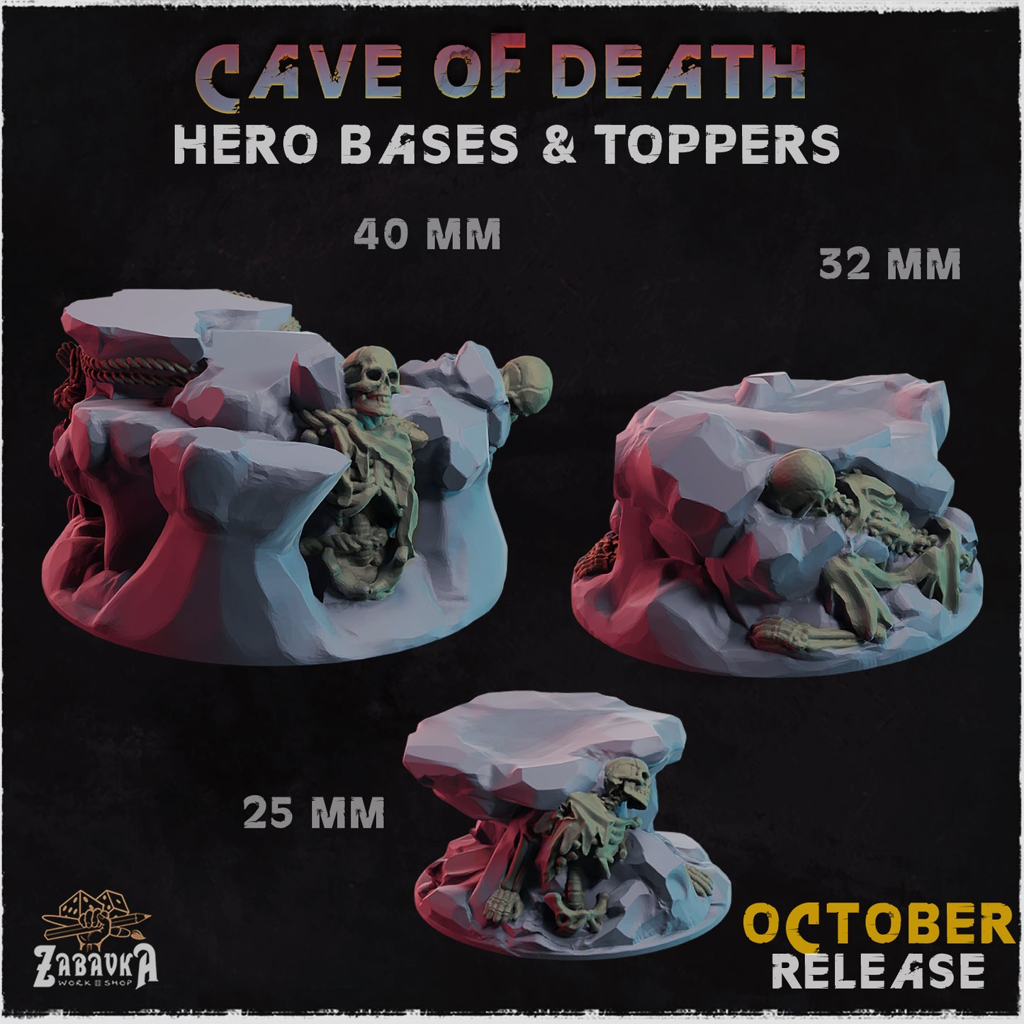 Cave of Death Bases by Zabavka Workshop