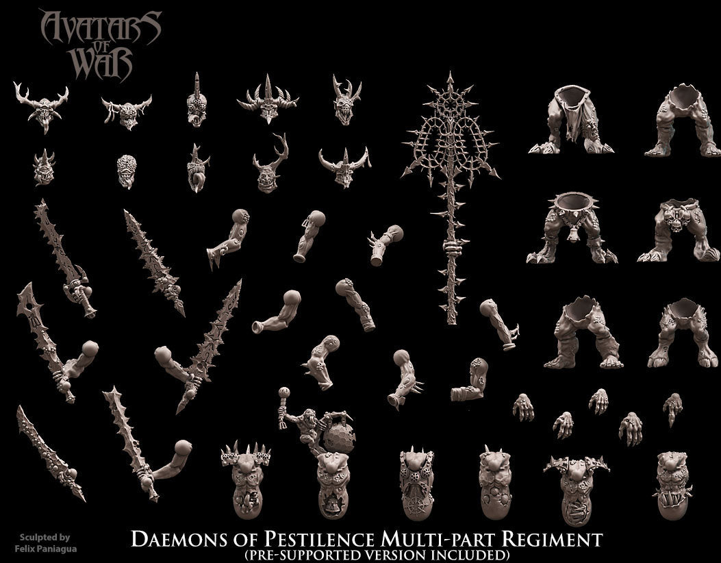 Demons of Pestilence (Multi-Part Regiment) by Avatars of War