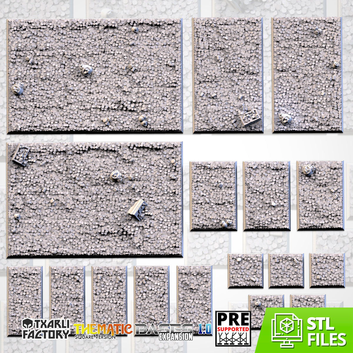 Treasures Square Bases By Txarli Factory