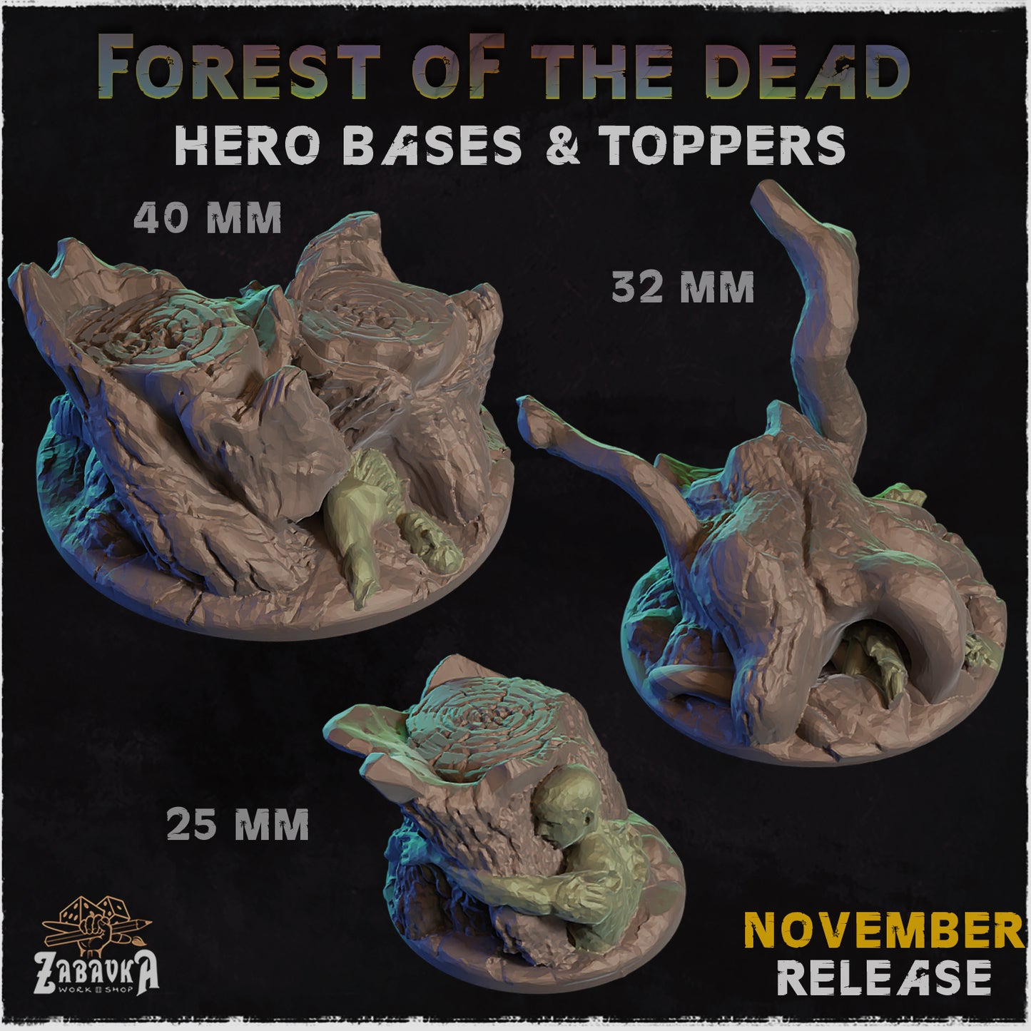 Forest of the Dead Bases by Zabavka Workshop