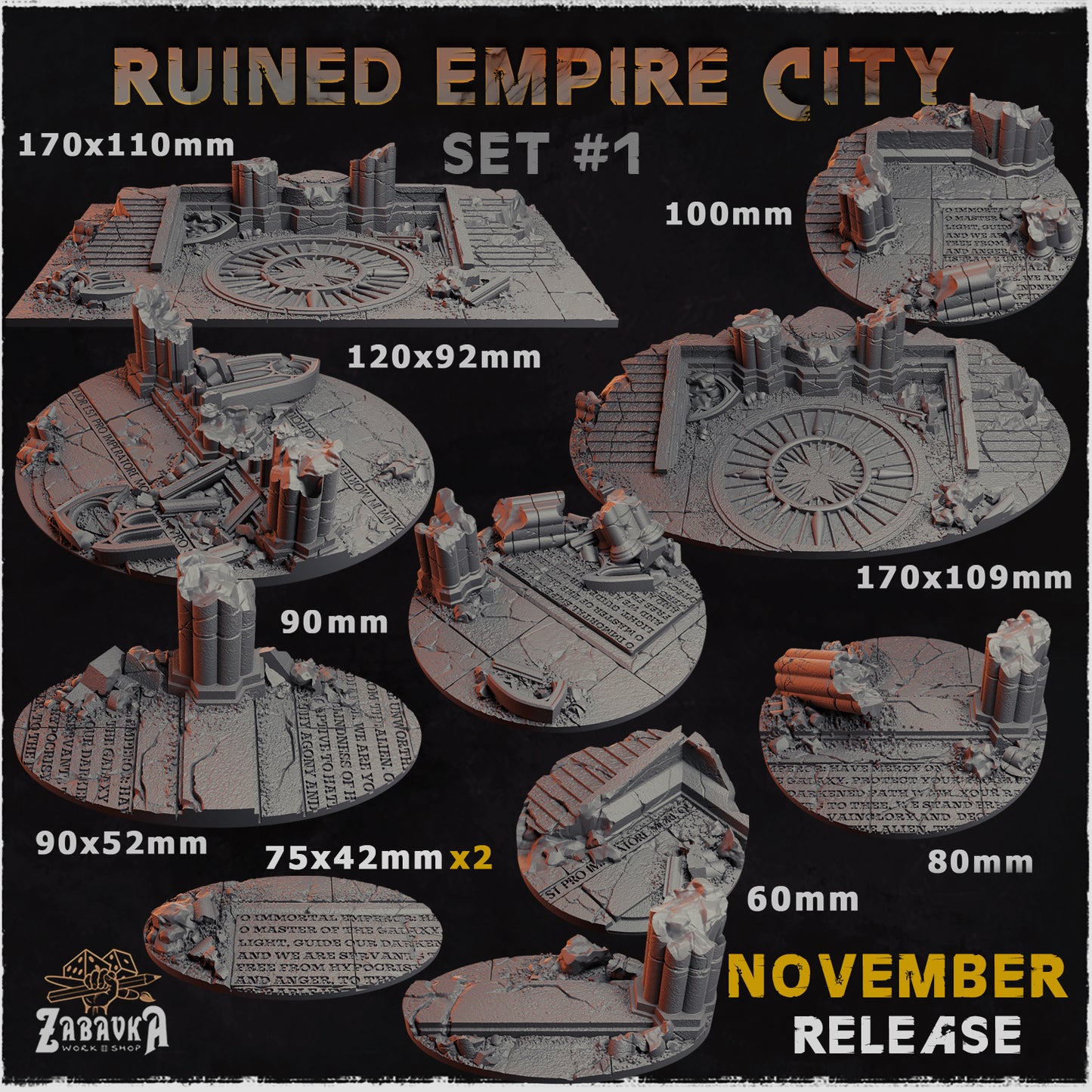 Ruined Empire City Bases by Zabavka