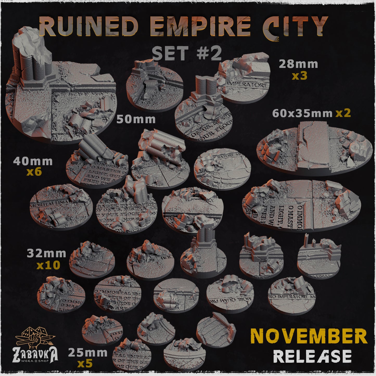 Ruined Empire City Bases by Zabavka
