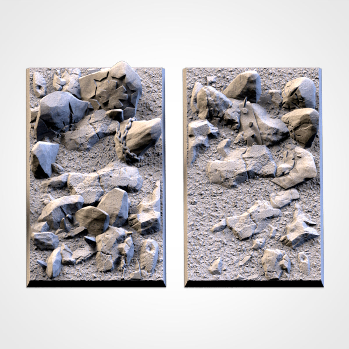 Chaos Hell Square Bases By Txarli Factory