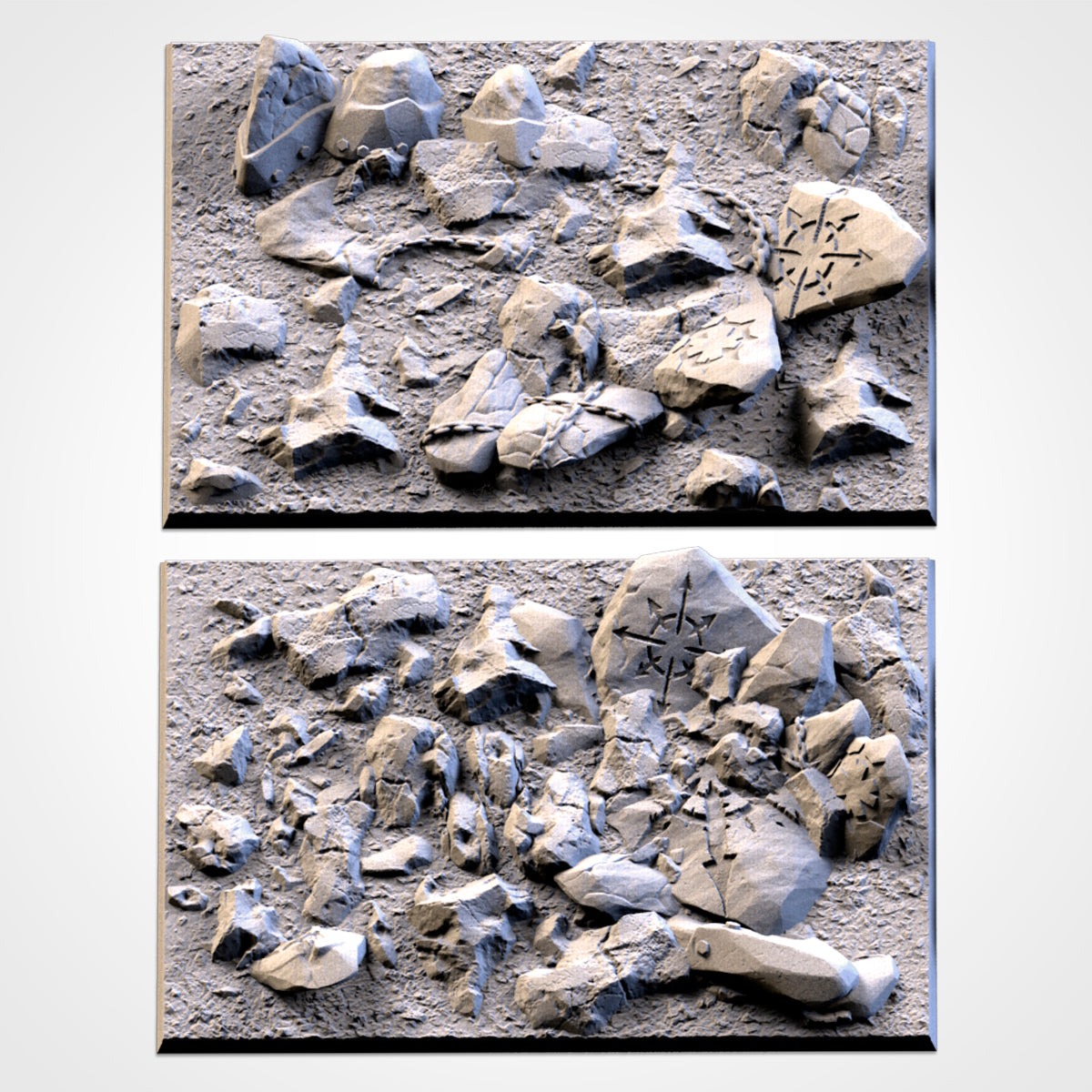 Chaos Hell Square Bases By Txarli Factory