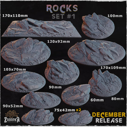Rocks Bases by Zabavka Workshop