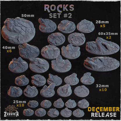 Rocks Bases by Zabavka Workshop