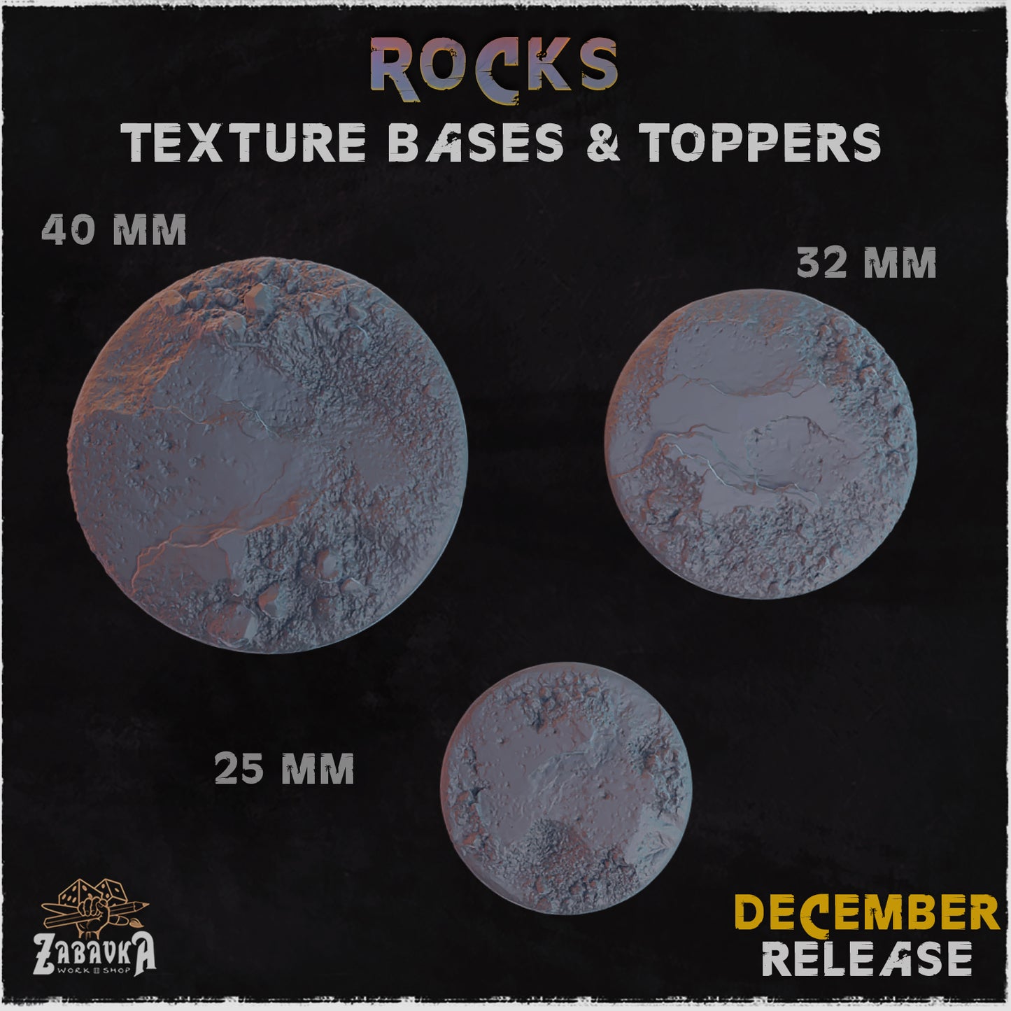Rocks Bases by Zabavka Workshop