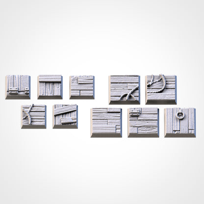 Wooden Square Bases By Txarli Factory