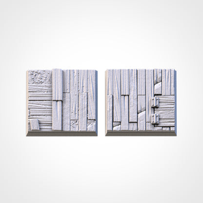 Wooden Square Bases By Txarli Factory