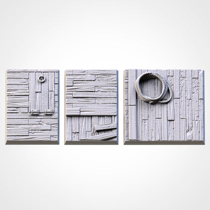 Wooden Square Bases By Txarli Factory