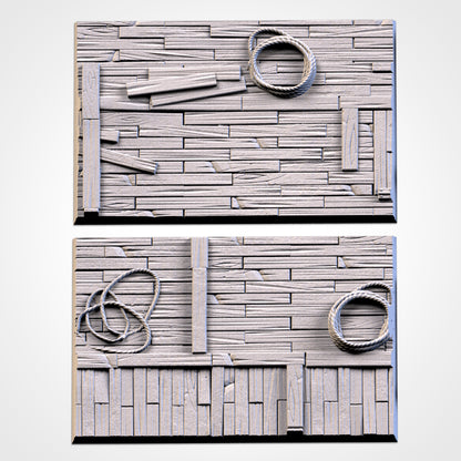 Wooden Square Bases By Txarli Factory