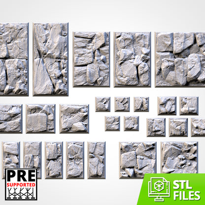 Stony Square Bases By Txarli Factory