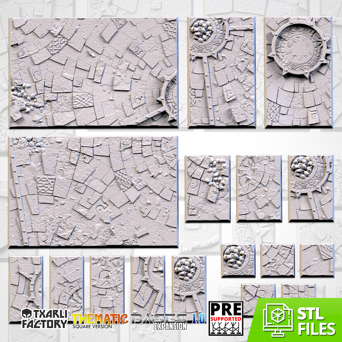 Sacred Temple Square Bases By Txarli Factory