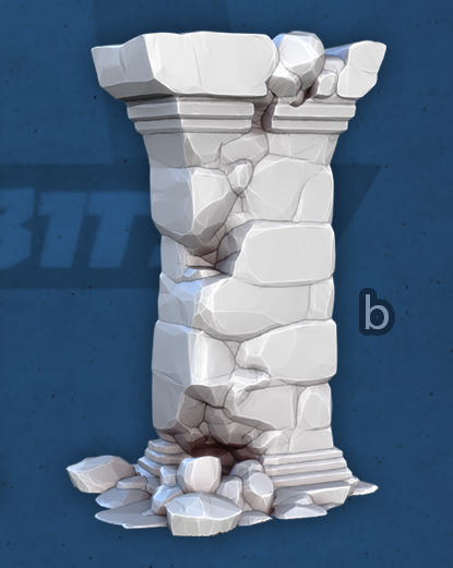 Broken Pillars by STL Miniatures