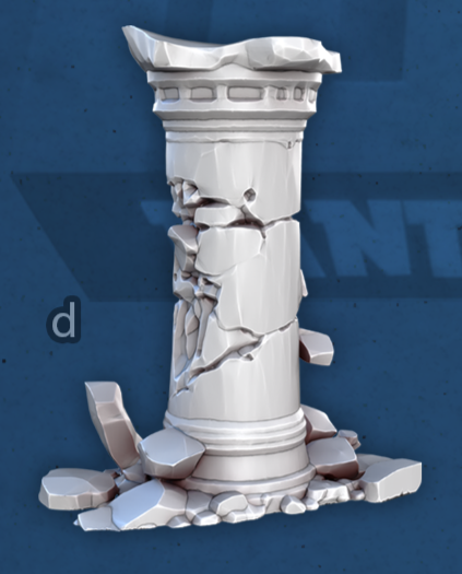Broken Pillars by STL Miniatures
