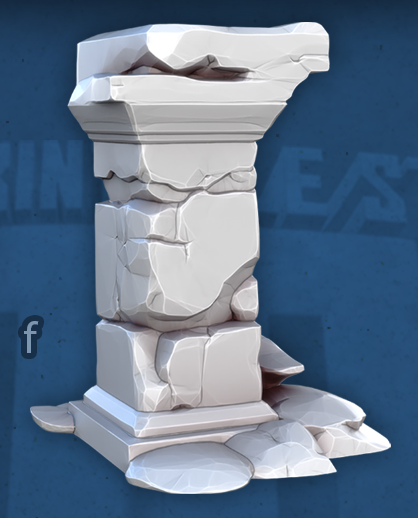 Broken Pillars by STL Miniatures