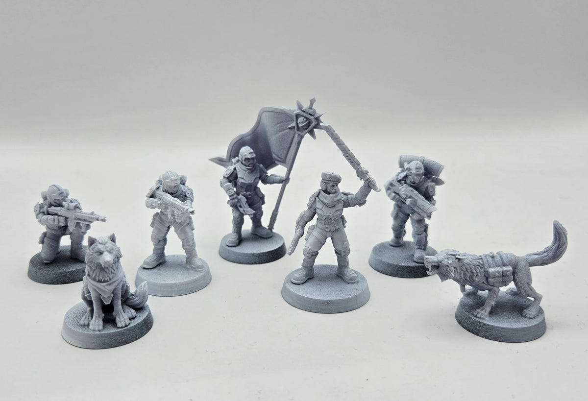 Base Inf Round Base Infantry units – Miniature Horde