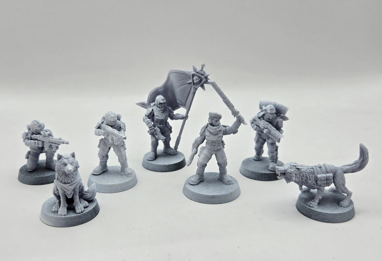 Round Base Infantry units