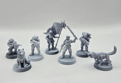 Round Base Infantry units