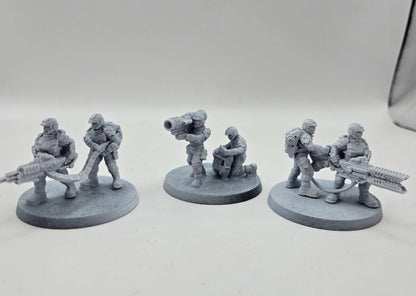 Round Base Infantry units