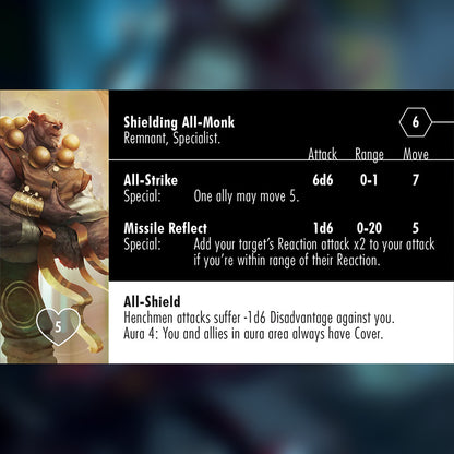 Remnant Shielding All Monk By Fragged Miniatures
