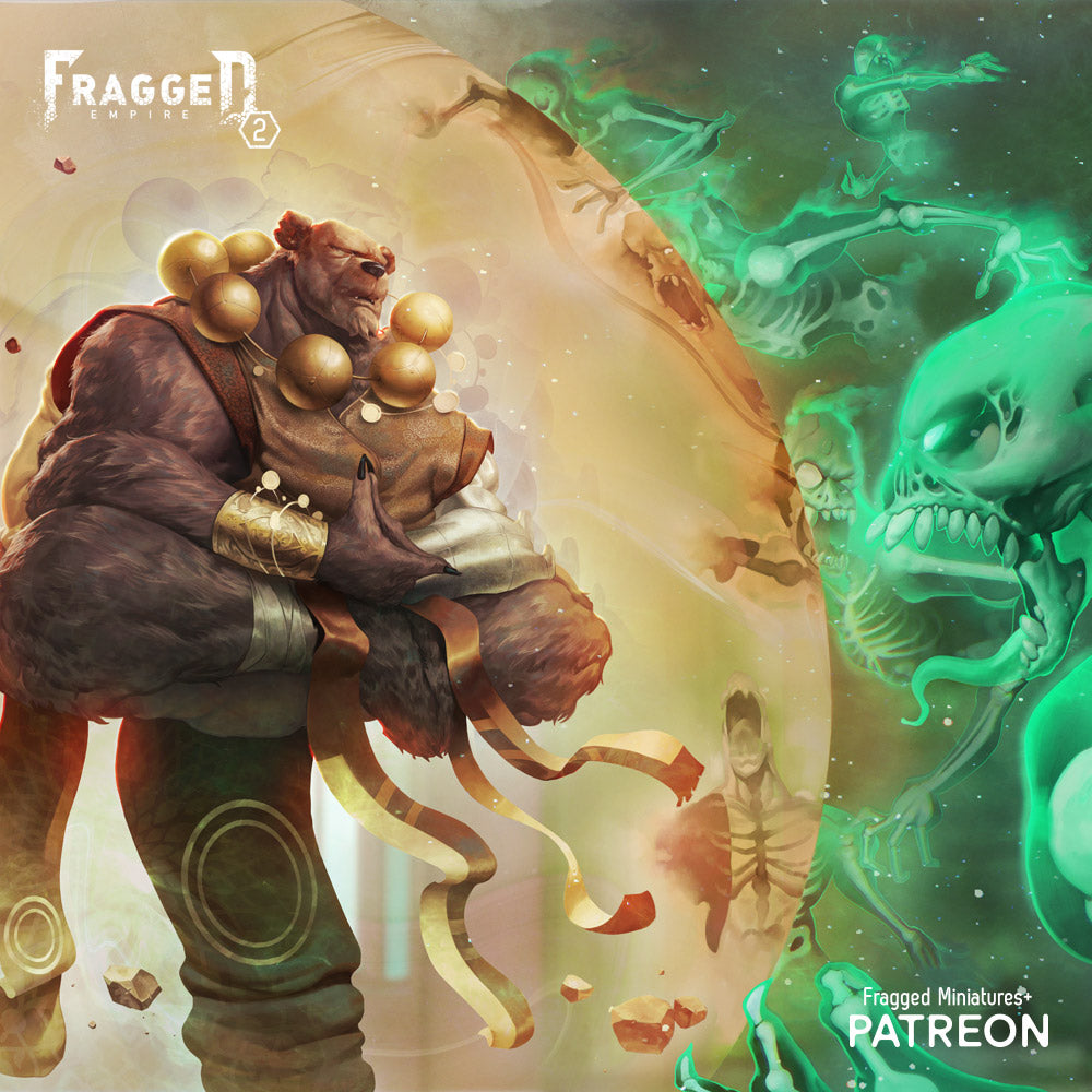 Remnant Shielding All Monk By Fragged Miniatures
