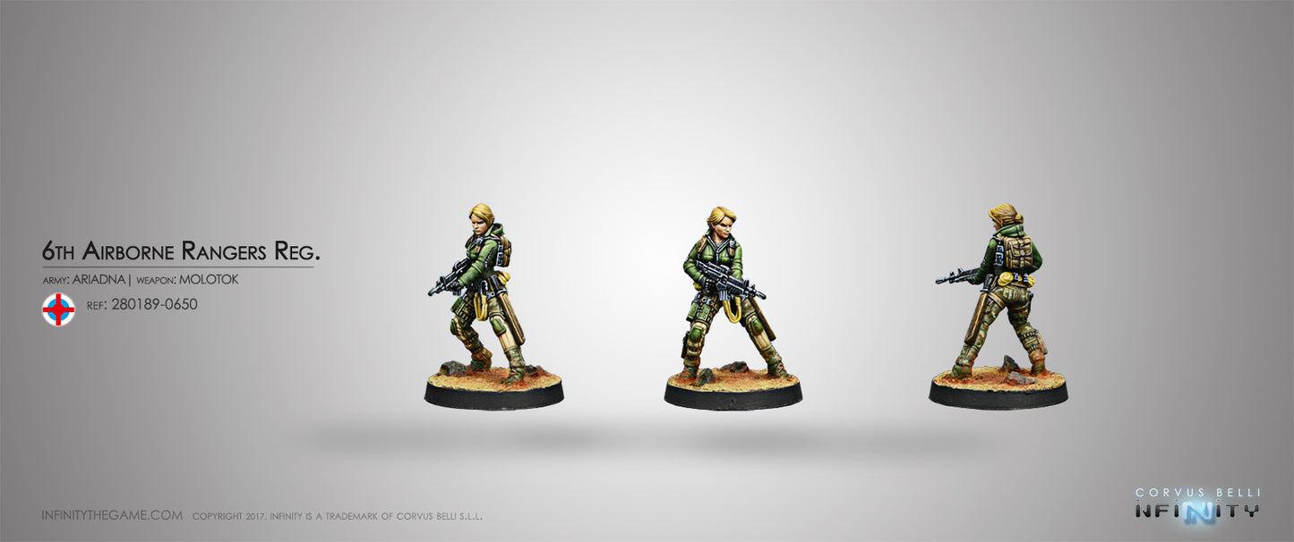Infinity: Ariadna: 6th Airborne Ranger Reg. (Molotok)