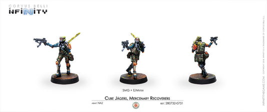 Infinity: NA2: Cube Jägers, Mercenary Recoverers (Submachine Gun)
