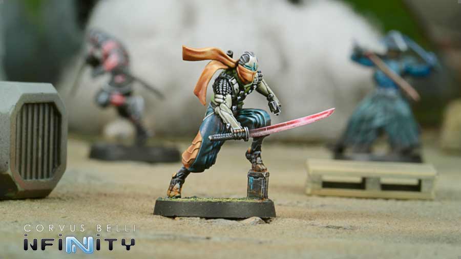 Infinity: NA2: Saito Tōgan, Mercenary Ninja (Combi Rifle)