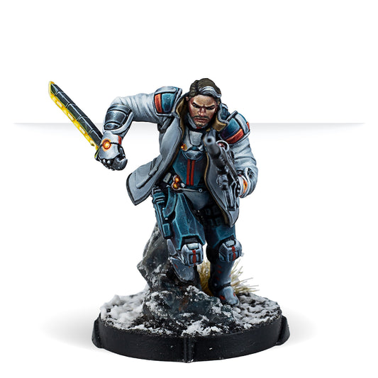Infinity: NA2: John Hawkwood, Merc Officer (K1 Marksman Rifle)
