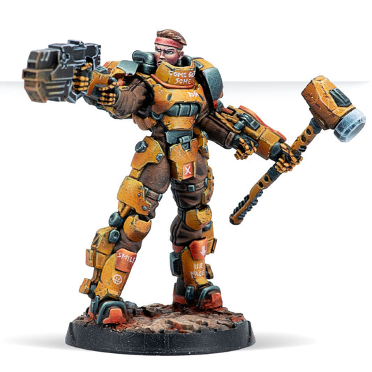 Infinity: NA2: Diggers; Armed Prospectors (Chain Rifle)