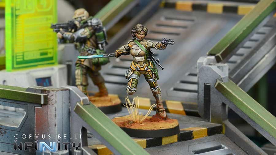 Infinity: Haqqislam: Namurr Active Response Unit (Heavy Pistol, E/M CCW)