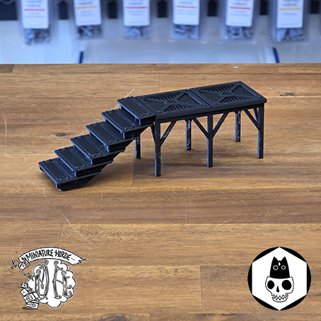 Floating Boardwalk and Stairs - Tesseract Tomb