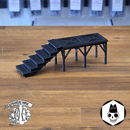 Floating Boardwalk and Stairs - Tesseract Tomb