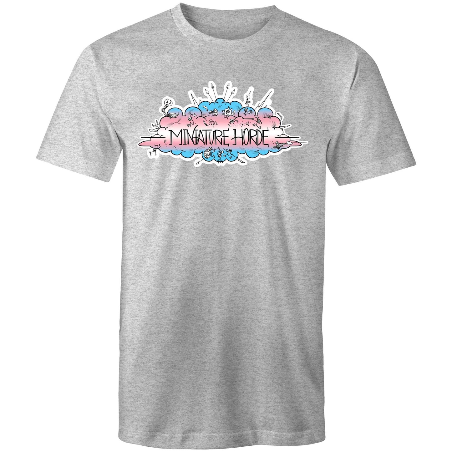 Trans Flag Logo - Mens T-Shirt