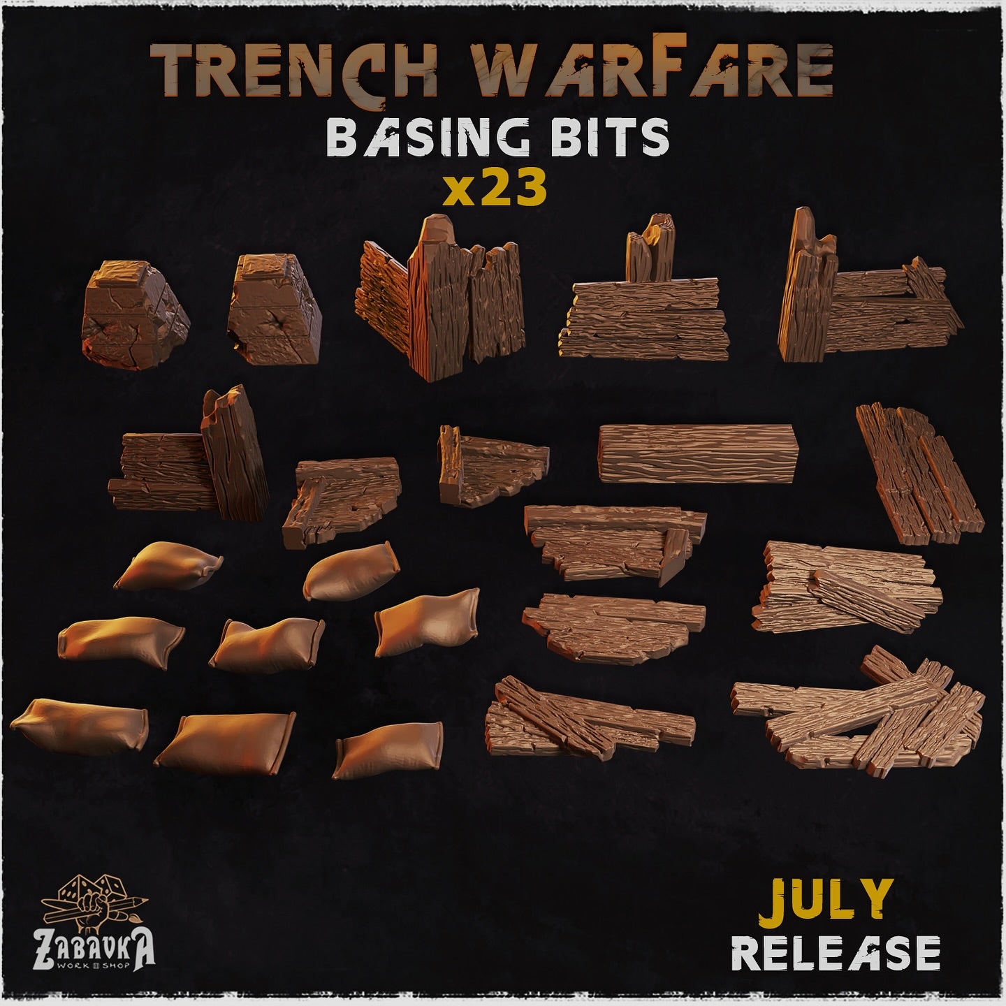 Trench Warfare Basing Bits