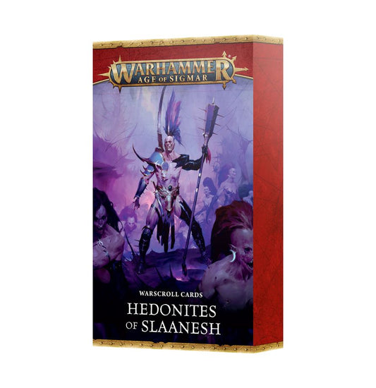 WAR SCROLL CARDS: HEDONITES OF SLAANESH (ENG)