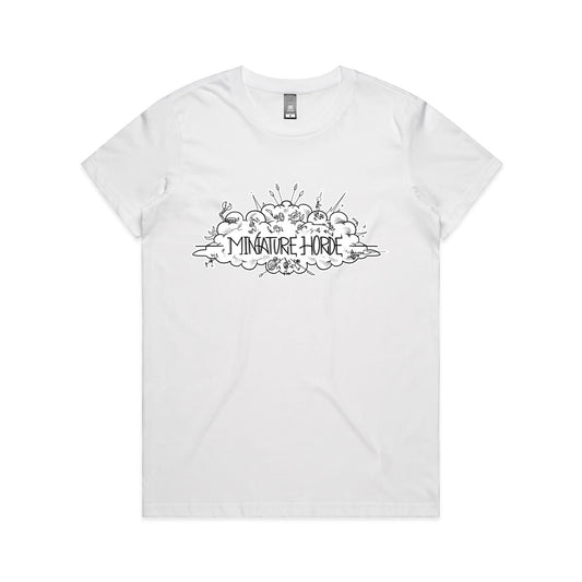 Miniature Horde Logo - Women's Maple Tee