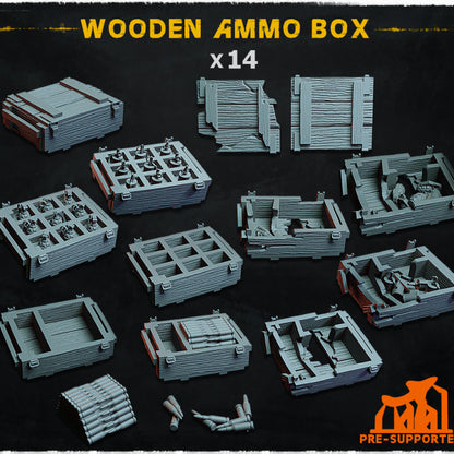 Wooden Ammo Box
